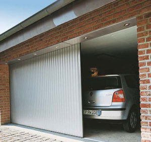 Откатные ворота для гаража